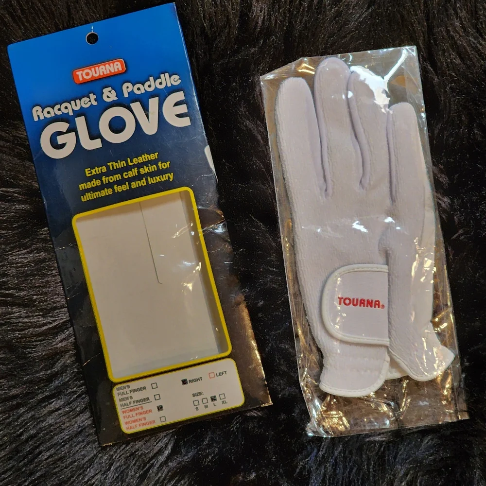 Tourna Women's Racquet & Paddle Glove Full Finger (Right) Size L